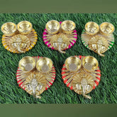 25 pcs handmade hadli kumkum Pooja thali ,Return Gifts,Housewarming Gifts, Puja Favors,christams Gift For Guests,wedding favor,